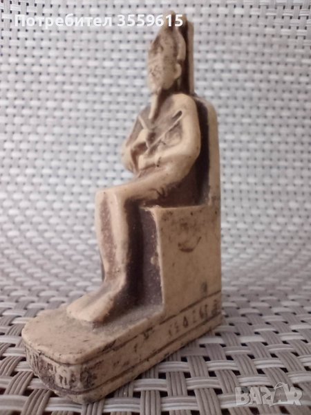 Египетска статуетка на Египетска Богиня , от камък, снимка 1