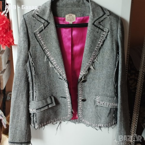 Сако сиво Арт размер М, снимка 1