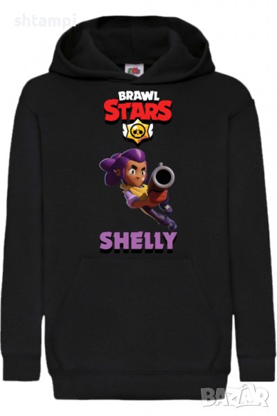 Детски Суитчър/Суитшърт Shelly 3,Brawl Stars,Игра,Подарък,Изненада,Забавление,Рожден Ден, снимка 1