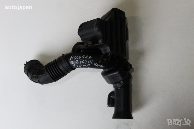 Кутия и гофриран маркуч преди кутия въздушен филтър Хонда акорд 7 2.2 и-цтди 140кс комби 04г Honda a, снимка 1