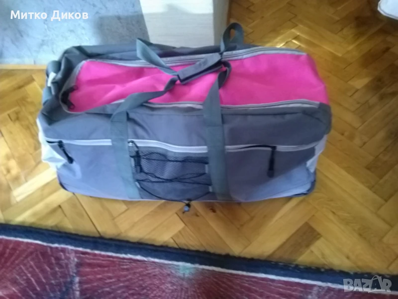 Сак за пътуване Урбан марков с колелца голям 72х40х31см с много прегради, снимка 1