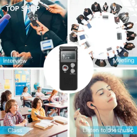 IUni REP03 Мини цифров диктофон, 8GB, MP3 плейър, снимка 4 - Друга електроника - 48737135