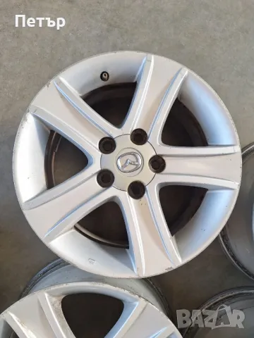 ОРИГИНАЛНИ АЛУМИНИЕВИ ДЖАНТИ ЗА МАЗДА  5Х114,3Х67-16цола, снимка 5 - Гуми и джанти - 48626593
