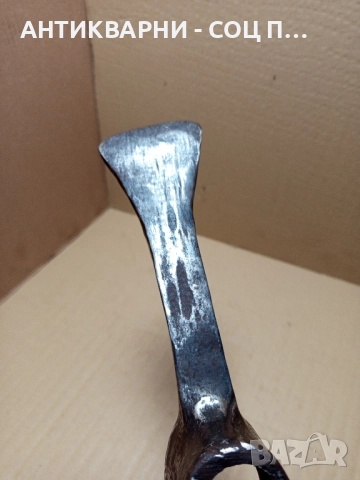Соц Стара Ръчно Кована Киркобрадва Сърп и  Чук 2.700кг., снимка 6 - Антикварни и старинни предмети - 51644720