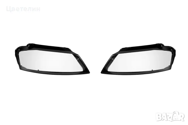 Ляво / Дясно стъкло за фар  Audi A3 8P 08-11 Ауди А3 8П 08-11 фейслифт