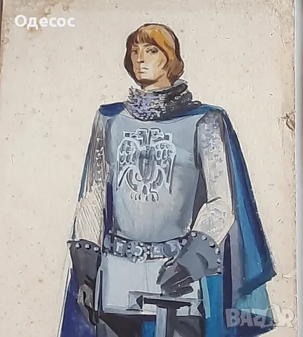 Стара картина на худ. Асен Попов 1895-1976 х., снимка 5 - Антикварни и старинни предмети - 49844186