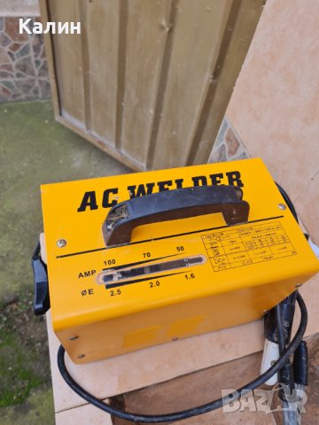 Електронен AC-WELDER BX1-100B, снимка 2 - Други - 40751502