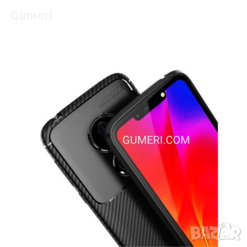 Motorola Moto G7 Play Карбонов удароустойчив гръб , снимка 9 - Калъфи, кейсове - 31396854