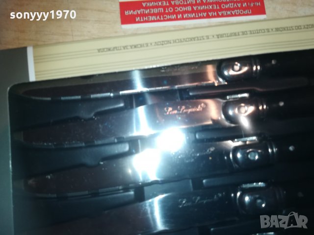 laguiole 6бр BLACK-knives france 2802211925, снимка 5 - Колекции - 31989002