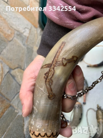 БАРУТНИЦА ОТ РОГ , снимка 12 - Други ценни предмети - 52672069