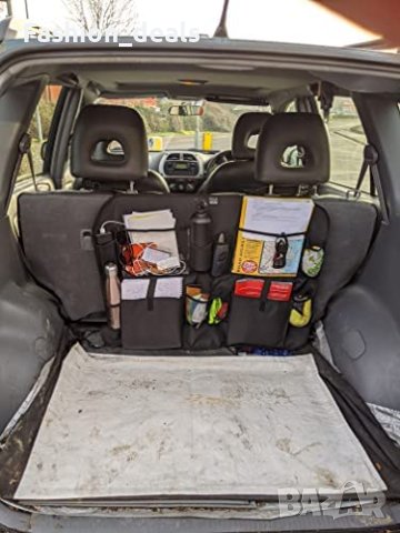 Нов Органайзер за задна седалка кола автомобил двойна седалка ван съхранение, снимка 2 - Аксесоари и консумативи - 40313827