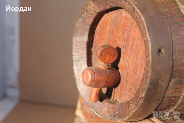 Дървено дъбово буре, снимка 2 - Антикварни и старинни предмети - 44420560