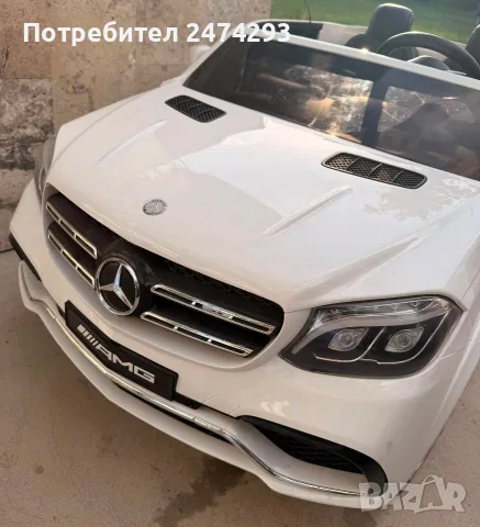 🚘 Mercedes-AMG GLS 63 – двуместна детска акумулаторна кола