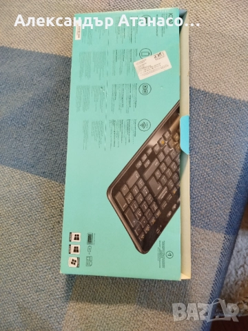 Logitech K360 Безжична клавиатура, използвана, в добро състояние, снимка 2 - Клавиатури и мишки - 52353222