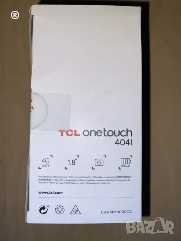 TCL onetouch 4041 4G 2 nano SIM карти ЧИСТО НОВ с 24м ГАРАНЦИЯ и неразлепен стикер, снимка 11 - Телефони с две сим карти - 44534790