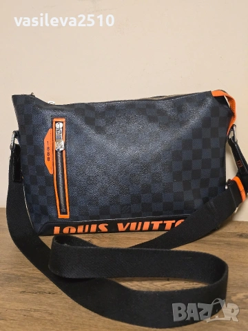 Louis Vuitton Limited оригинална унисекс чанта от естествена кожа , снимка 3 - Чанти - 53892802