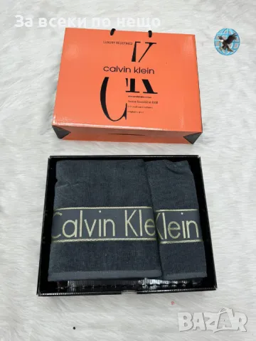 Calvin Klein🔝Versace Луксозни Хавлии - 2бр. в кутия - Налични Различни Цветове Код D2154, снимка 8 - Хавлиени кърпи - 49423496