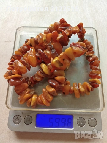 кехлибарено колие старо, снимка 4 - Други - 54058420