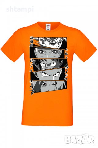 Мъжка тениска Anime Heroes Naruto Goku Luffy Sakura,Анимация,игра,Празник,Повод,, снимка 9 - Тениски - 38074950