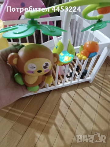 Бебешко легло- люлка и музикални въртележки, снимка 14 - Бебешки легла и матраци - 51493626