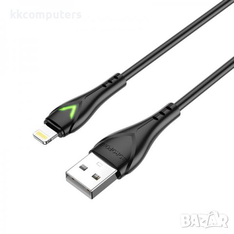 Borofone Lightning (iPhone) USB Кабел 2.0A 1m BX65 / Черен / Баркод : 2402289, снимка 5 - USB кабели - 40397862