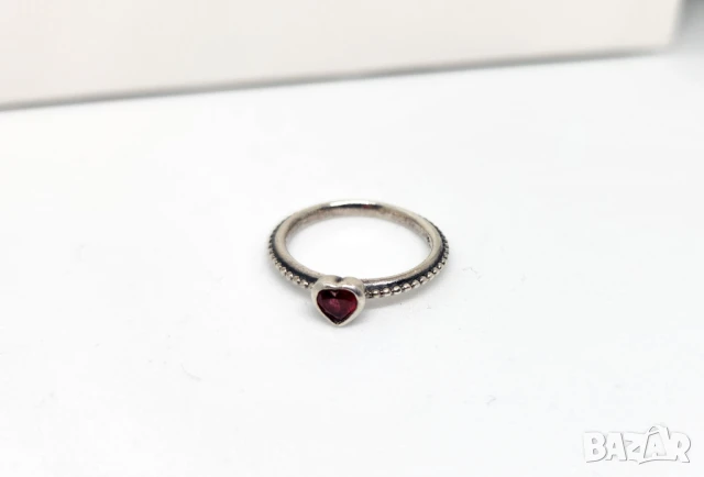 Пръстен Pandora сърце, снимка 3 - Пръстени - 50853314