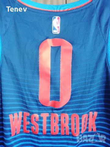 Nike Swingman Russell Westbrook OKC Thunder Jersey NBA потник, снимка 4 - Тениски - 37743611