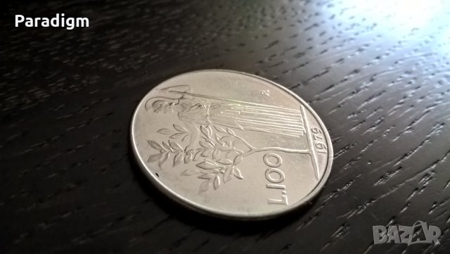 Монета - Италия - 100 лири | 1979г., снимка 1 - Нумизматика и бонистика - 29636124