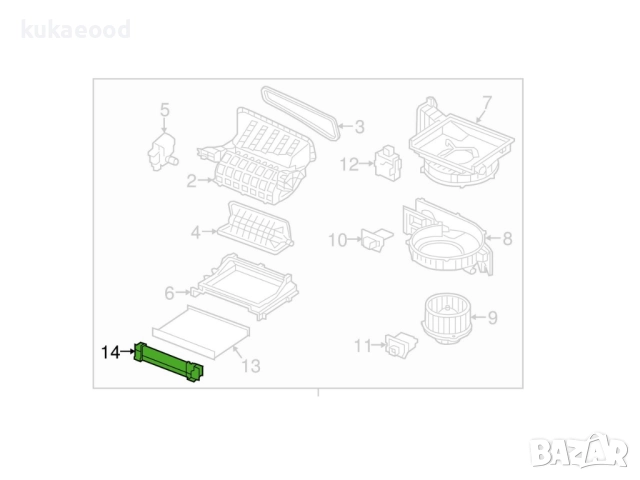 Капак за филтър на купе за Kia Sorento 2, снимка 7 - Части - 51817911