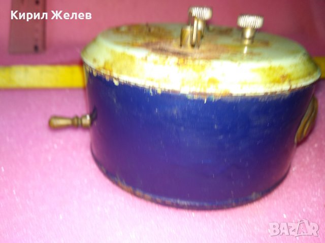 PETER MADE in GERMANY Стар КОЛЕКЦИОНЕРСКИ МЕХАНИЧЕН БУДИЛНИК ВИНТИДЖ МОДЕЛ НЕМСКИ РЯДЪК 43710, снимка 17 - Антикварни и старинни предмети - 44464898