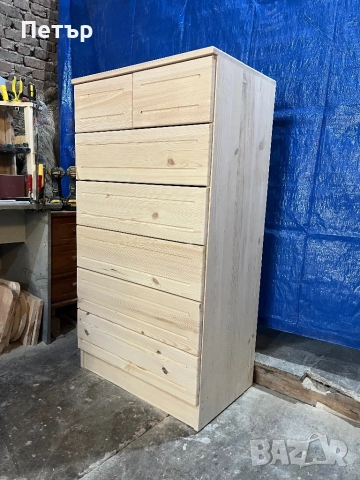 Шкаф,скрин от масив с 5+2 чекмеджета, снимка 2 - Скринове - 51860610