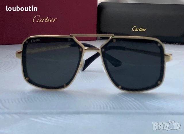 Cartier мъжки слънчеви очила 2 цвята, снимка 14 - Слънчеви и диоптрични очила - 50741556