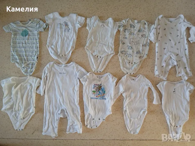 Бебешки дрехи за момче, 2-12 месеца, снимка 3 - Бодита за бебе - 48781009