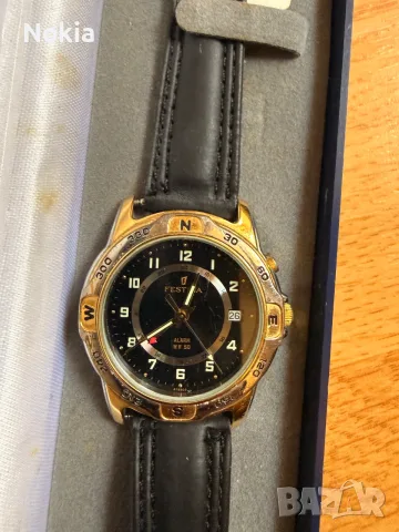 Мъжки кварцов часовник Festina с аларма (Festina Alarm WR 50) – Елегантен и спортен модел