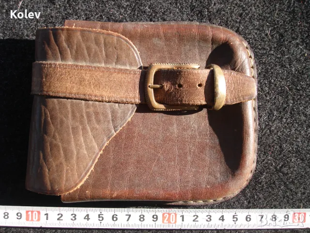 Кожена чантичка за колан за смартфон