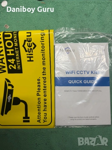 Hiseeu NVR 5MP безжична PTZ система за охранителни камери, вътрешна и външна IP66  WiFi, снимка 10 - Комплекти за видеонаблюдение - 53997752