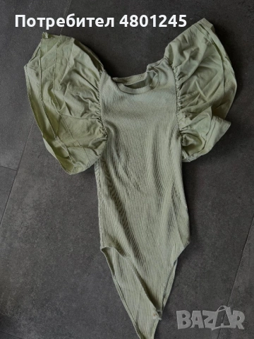 Ефектно боди ZARA с обемни ръкави тип "крила"