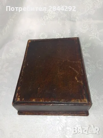 Стара Кожена Кутия, снимка 8 - Декорация за дома - 49784947