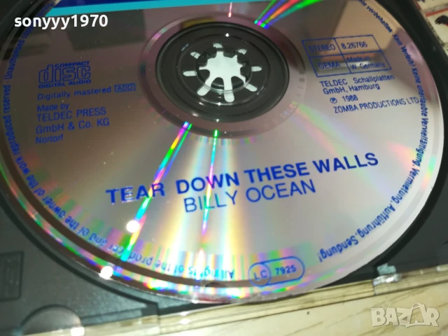 BILLY OCEAN CD 0908251545, снимка 16 - CD дискове - 51309058