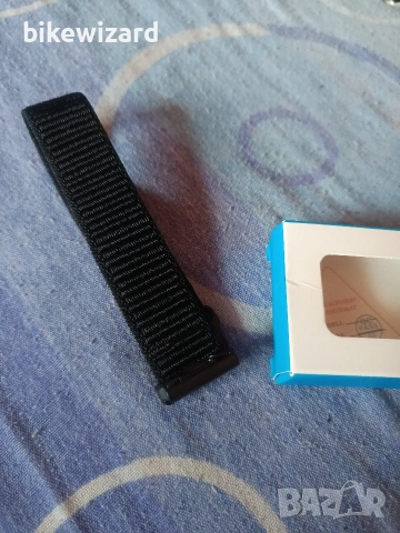 22 мм. черна еластична каишка НОВА, снимка 3 - Каишки за часовници - 53292482