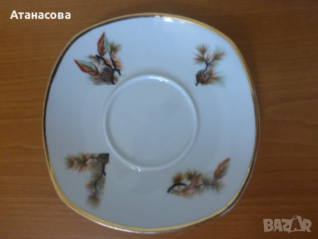 Чаши за кафе български прозрачен порцелан сервиз, снимка 10 - Чаши - 53223214