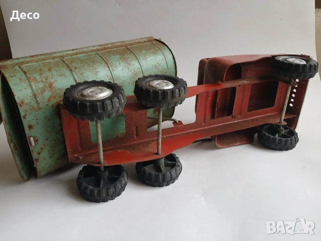 Стара руска голяма метална играчка камион самосвал., снимка 6 - Колекции - 52571861