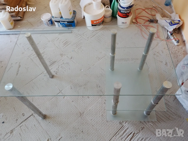 Голяма стъклена маса, снимка 5 - Маси - 53333468