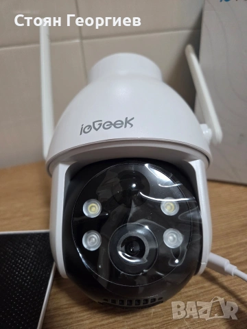 ieGeek 2K PTZ Battery Security Camera (безжична външна камера за сигурност, снимка 2 - IP камери - 54181124