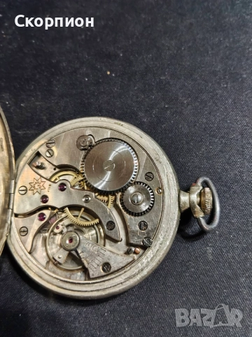  Джобен часовник - JUNGHANS - С НАГРАДЕН НАДПИС - УНИКАЛЕН, снимка 4 - Джобни - 50777361