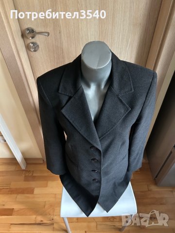 Черно дълго сако, снимка 6 - Сака - 42849532