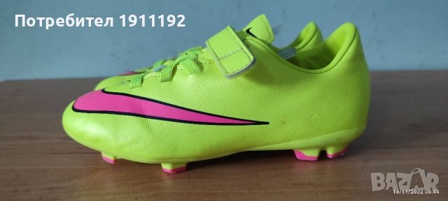 Nike Mercurial. Футболни бутонки. 29.5, снимка 1