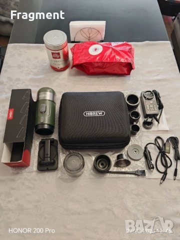 Преносима кафемашина HiBrew Нов модел Premium пълен комплект, снимка 4 - Кафемашини - 51456090