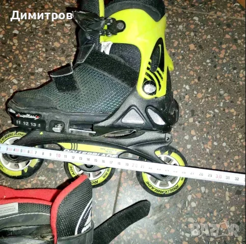 Продавам чифт ролери запазени детски разтегателни с размери 28-32, снимка 2 - Ролери, кънки - 55906230