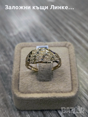 Златен Пръстен 1.37гр / 14К, снимка 3 - Пръстени - 52821885